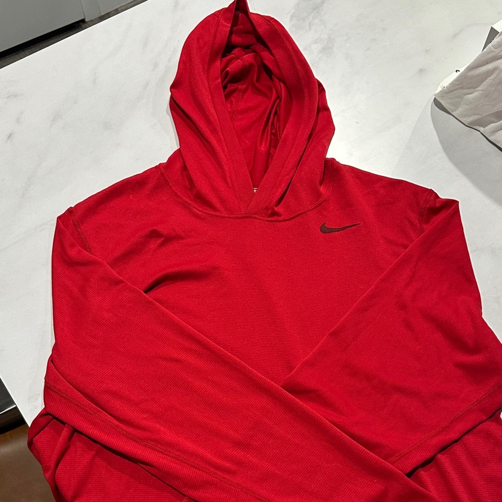 Nike Red Pullover Hoodie